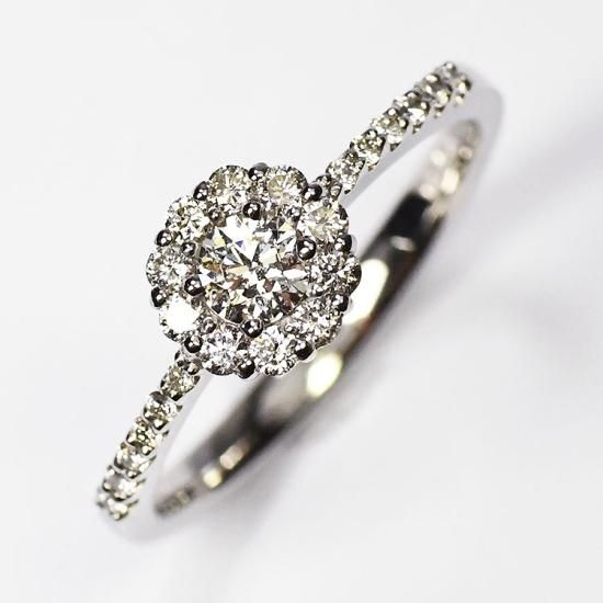 婚約指輪 プラチナ・ダイヤモンド0.45ct（Gカラー・SIクラス・GOOD