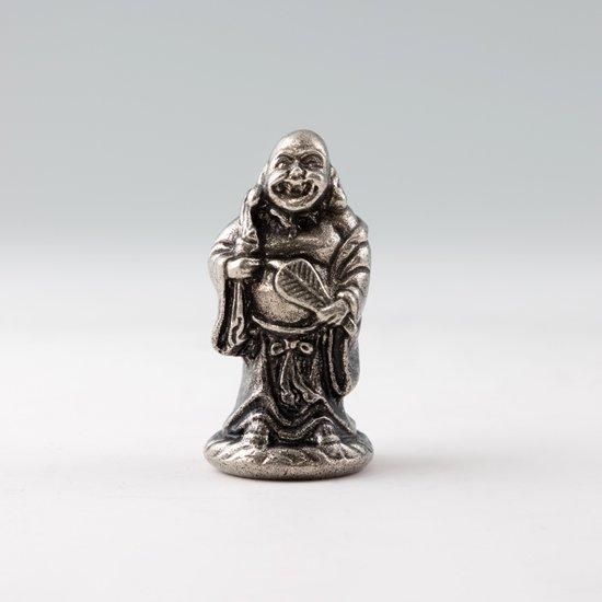 錫 置物 七福神 布袋様 黒漆加工 [No.193-3]｜薩摩錫器工芸館