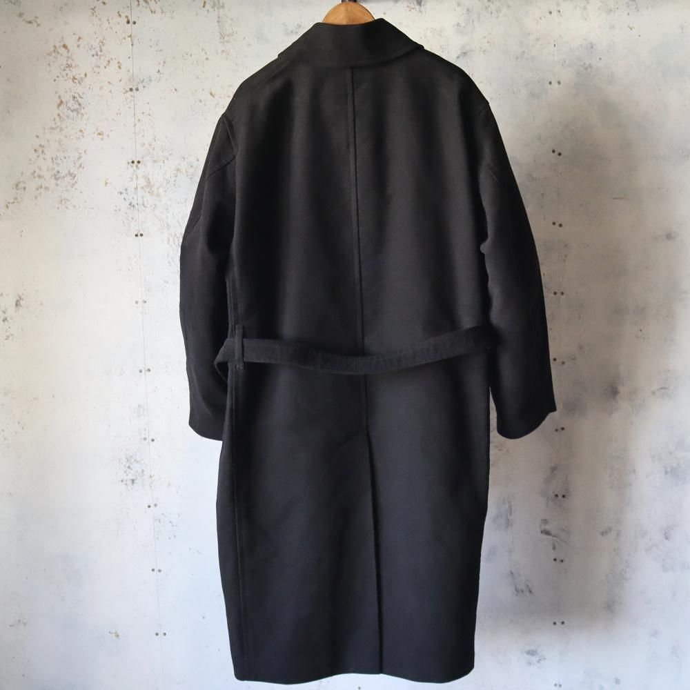COMOLI モールスキン ミリタリーコート(Black) - DIMPLE