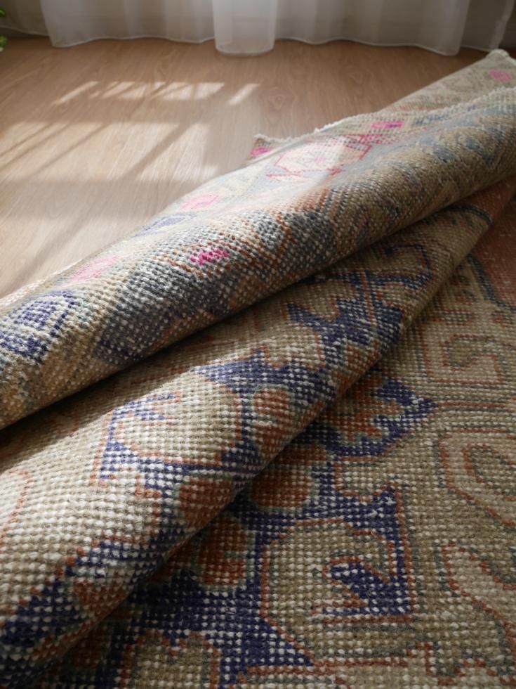 ヴィンテージターキッシュラグ オーバーダイラグ トルコラグ