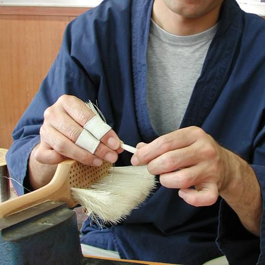 洋服ブラシ 手植え水雷型【水雷・羽子板いづれか1点限り】2/20入庫分