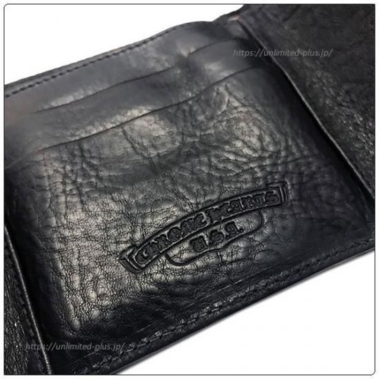 クロムハーツ 財布 (Chrome Hearts) ウォレット 2フェイス ブラック