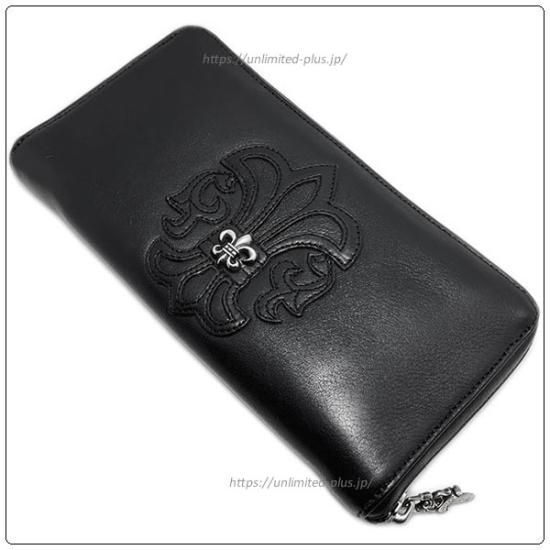 クロムハーツ 財布（Chrome Hearts）REC F ZIP ＃2 レザーステッチド