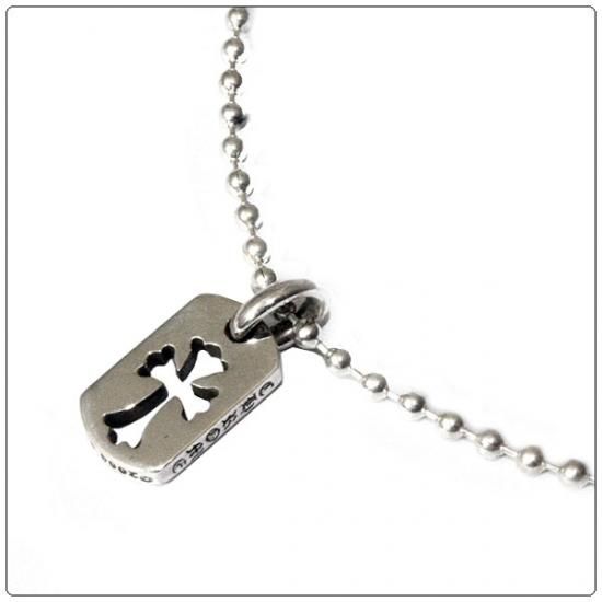 クロムハーツ（Chrome Hearts）ドッグタグ タイニー カットアウト クロス