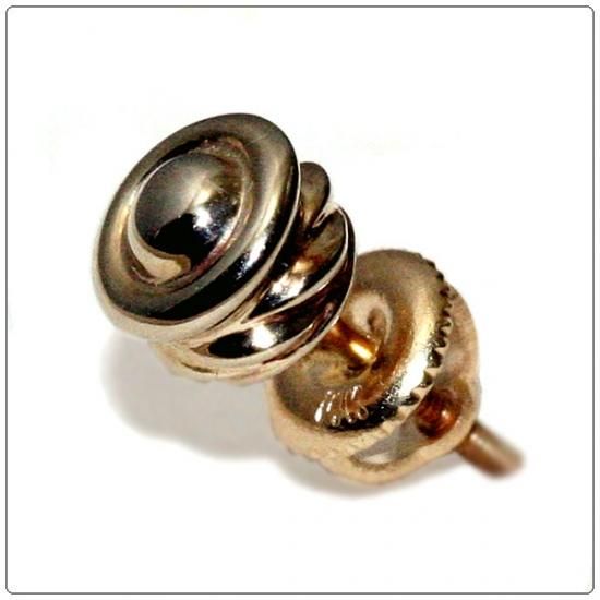 ロンワンズ(LONE ONES) ピアス イヤリング カーブド スタッド 18K