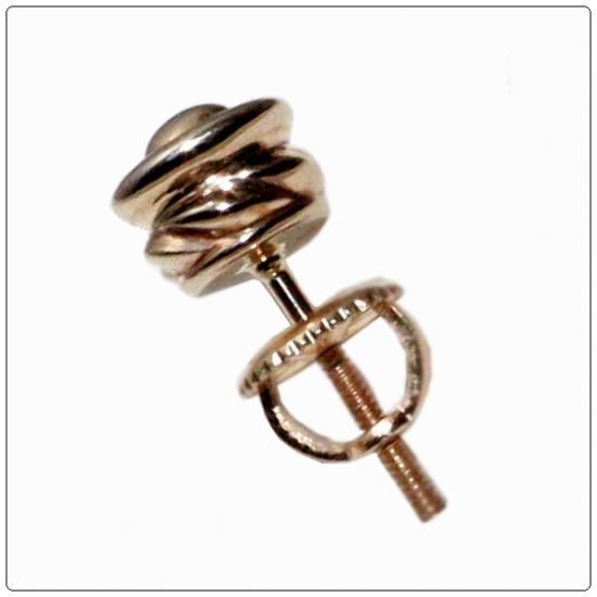 ロンワンズ(LONE ONES) ピアス イヤリング カーブド スタッド 18K