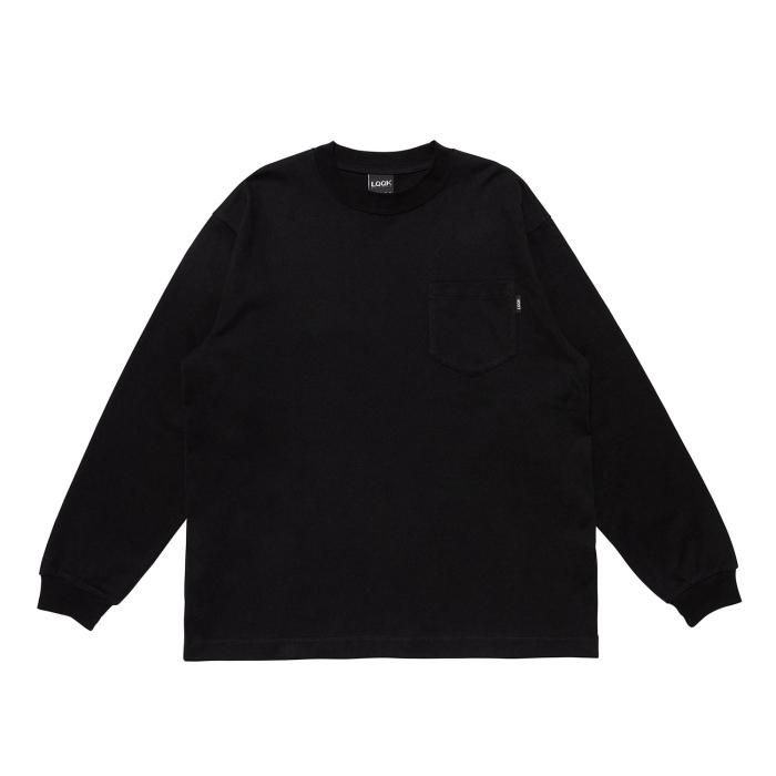 LQQK STUDIO L/S RUGBY WEIGHT POCKET TEE - HUC｜フック