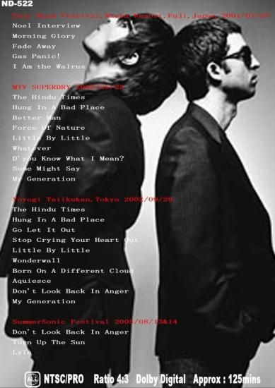 OASIS / in japan 2001-2005 (1DVD-R)