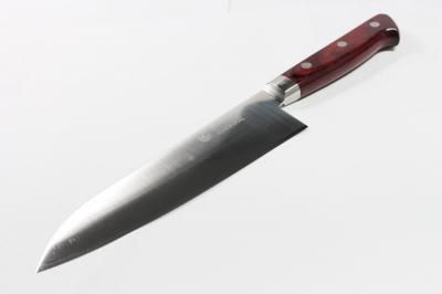 スーパーゴールド 三徳包丁 ワインレッド 170mm #241399 製造元 高村