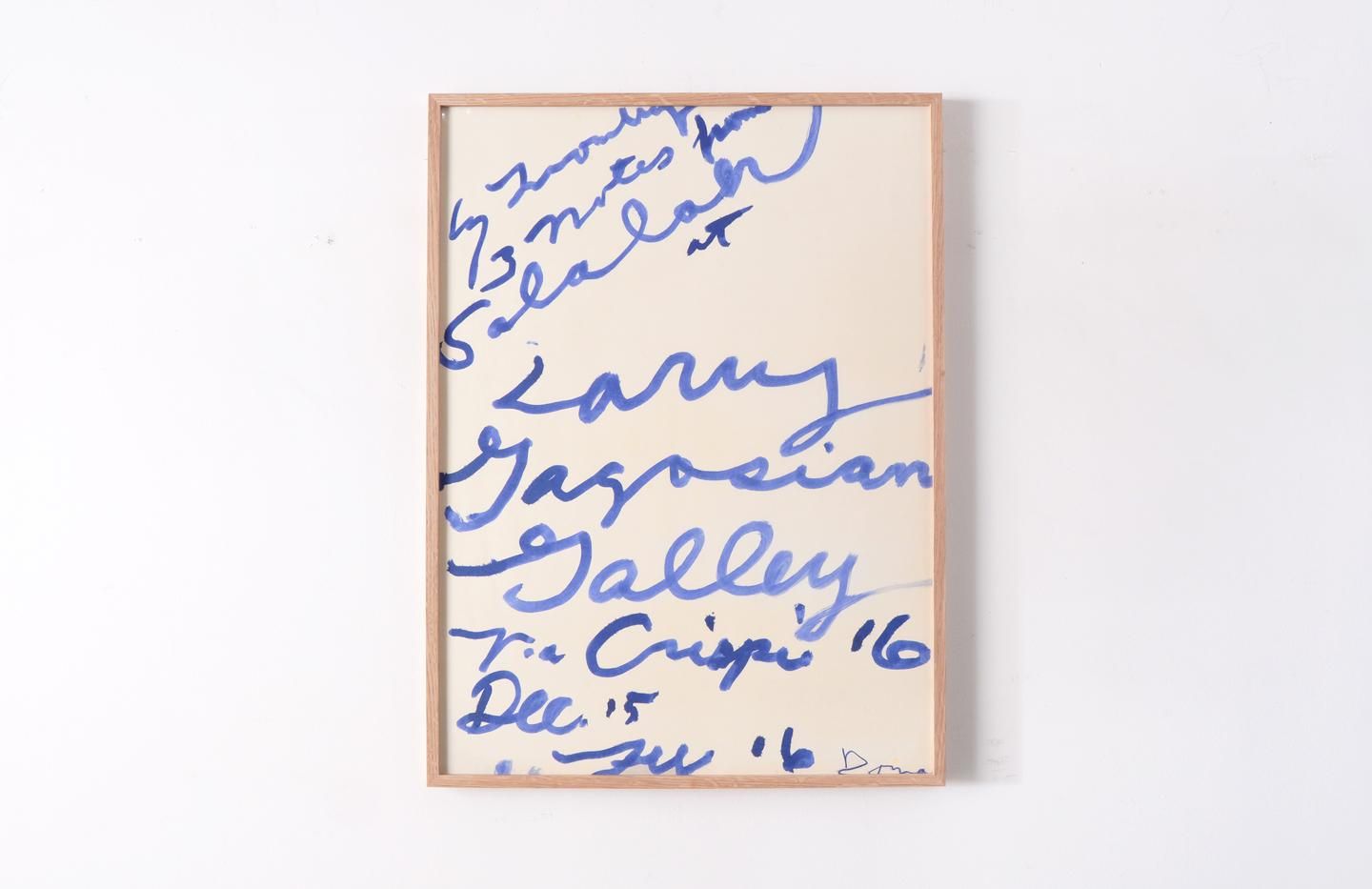 Cy Twombly / “ Three Notes from Salalah ” - サイ・トゥオンブリー