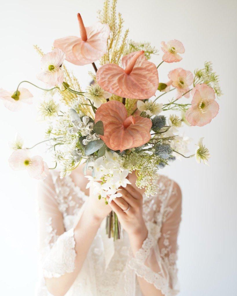 アーティフィシャルフラワーブーケ(アンスリウム) - kokageya