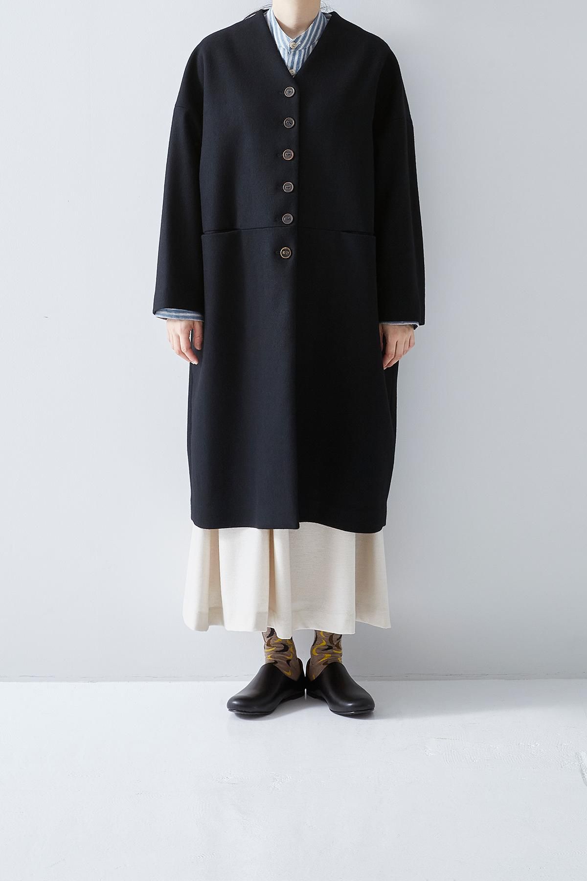 melton wool cocoon coat - atelier naruse｜Online store｜the an