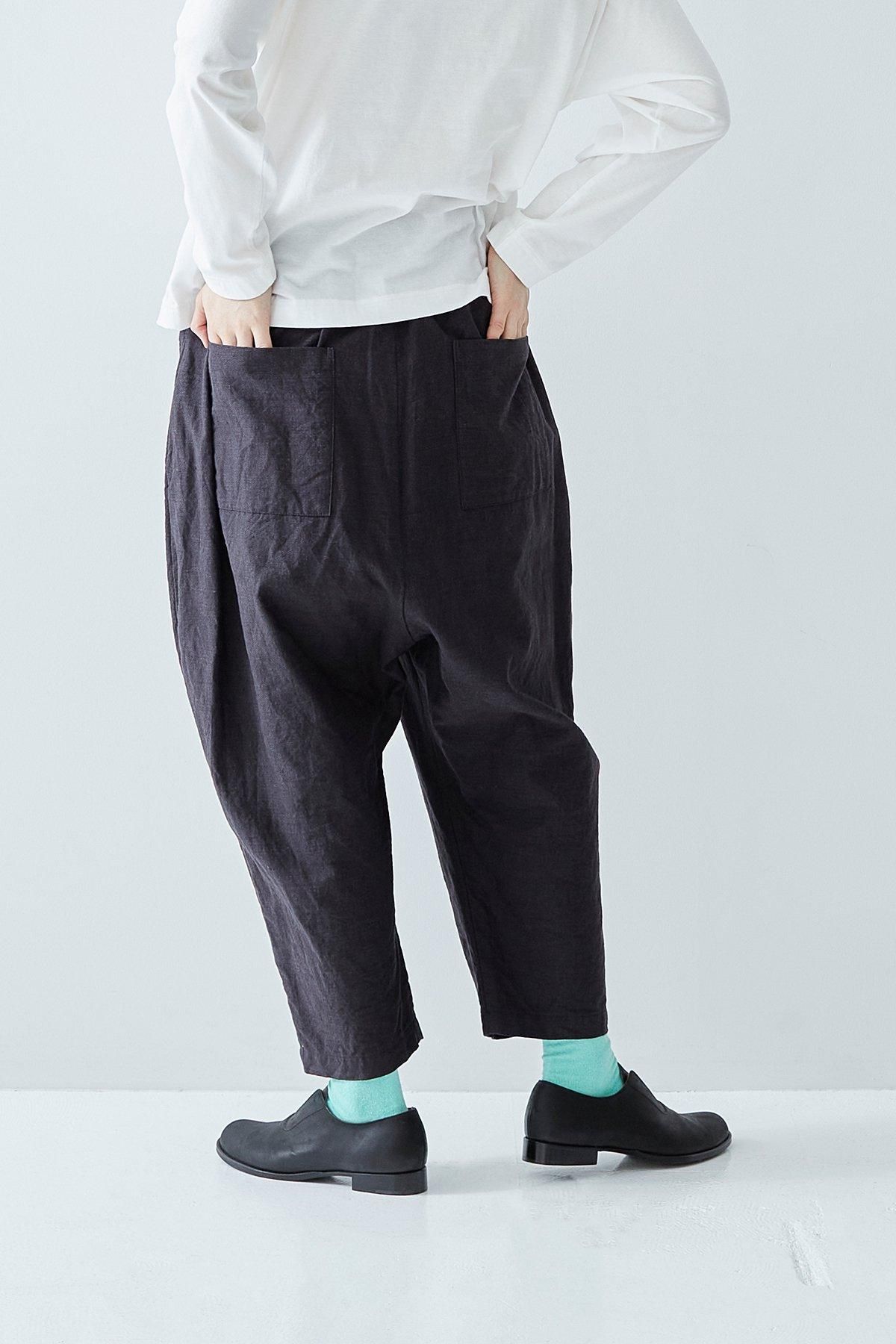 linen cotton sarouel pants - atelier naruse｜Online store｜the an