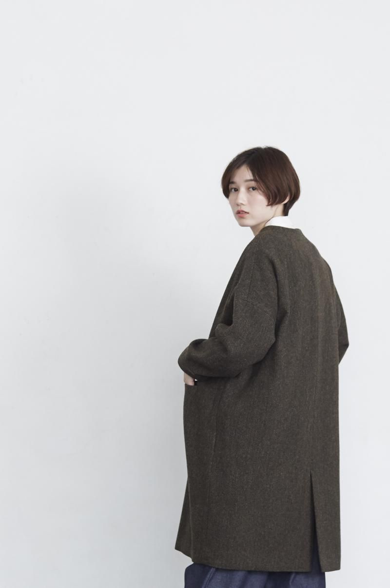 MOON ENGLAND tweed cocoon coat - atelier naruse｜Online store｜the an