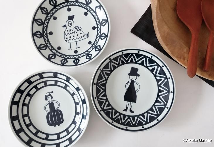 コレクション 手描き絵皿（7寸）（とり） - Atsuko Matano 公式