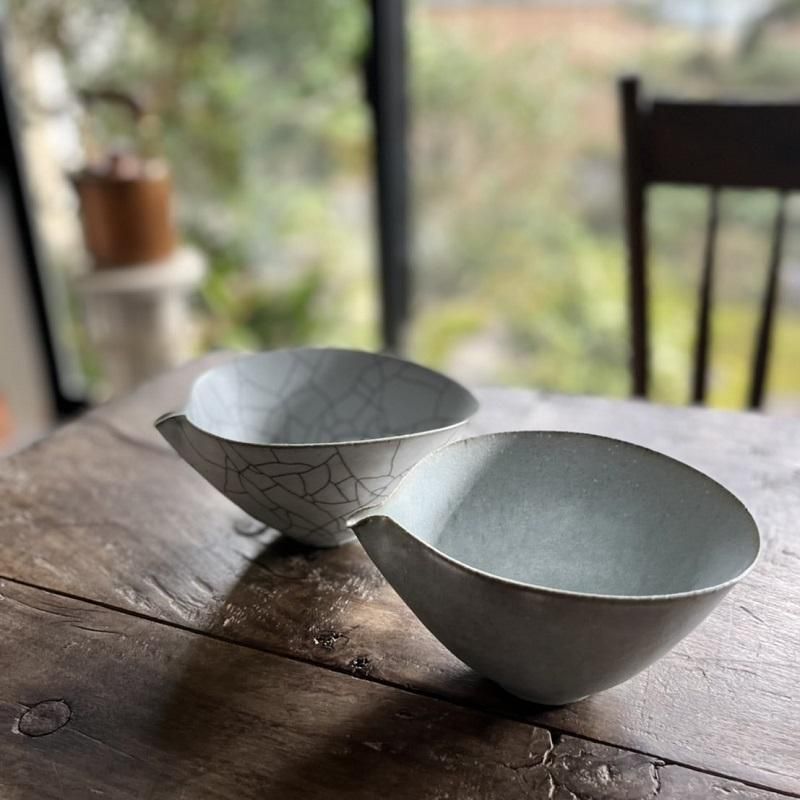 陶器｜高田志保 灰釉片口｜hounoki