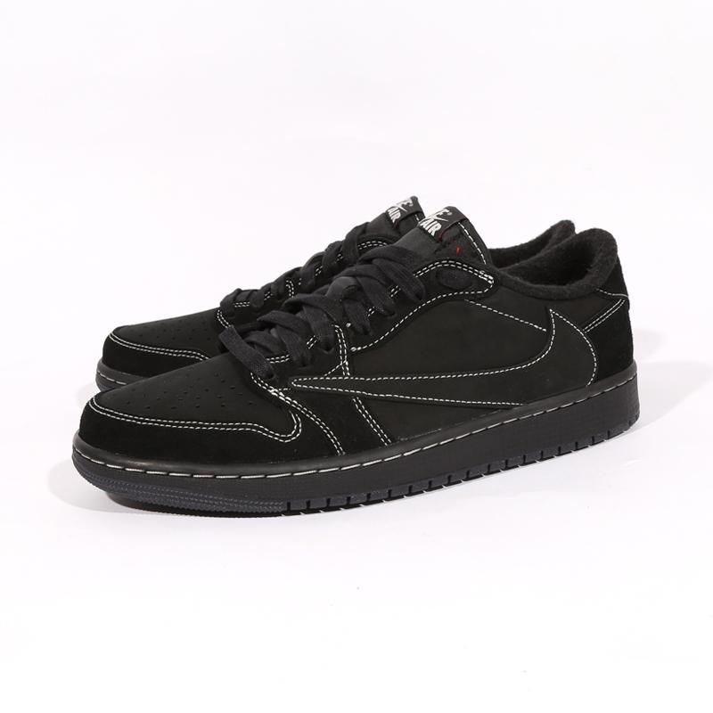 TRAVIS SCOTT × NIKE | AIR JORDAN 1 LOW - BLACK PHANTOM - NEWEST