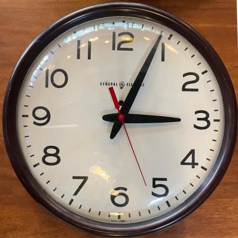 GENERAL ELECTRIC ヴィンテージスクールクロック - ヴィンテージ雑貨の