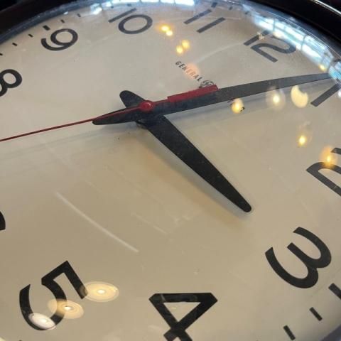 GENERAL ELECTRIC ヴィンテージスクールクロック - ヴィンテージ雑貨の