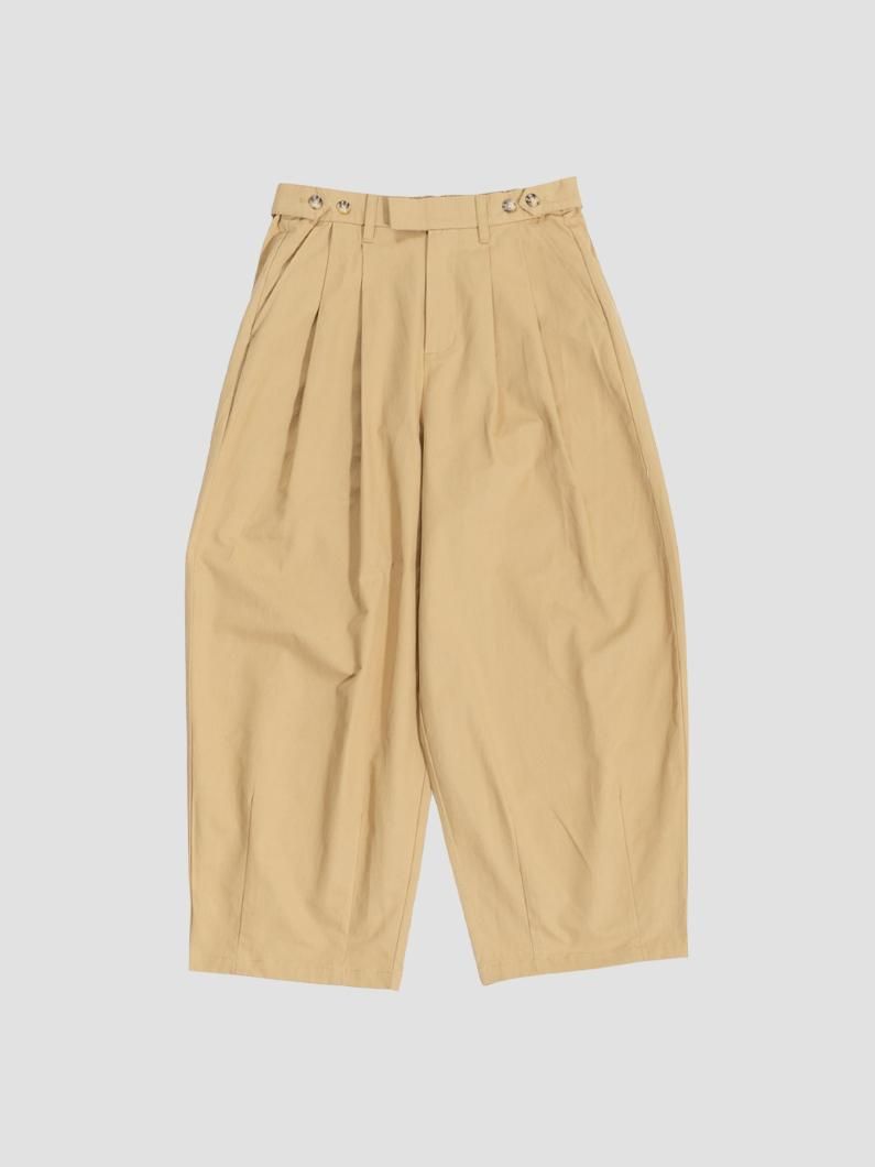 裏起毛サーカスパンツ ベージュ | - KEY MEMORY鎌倉ファッションブランド