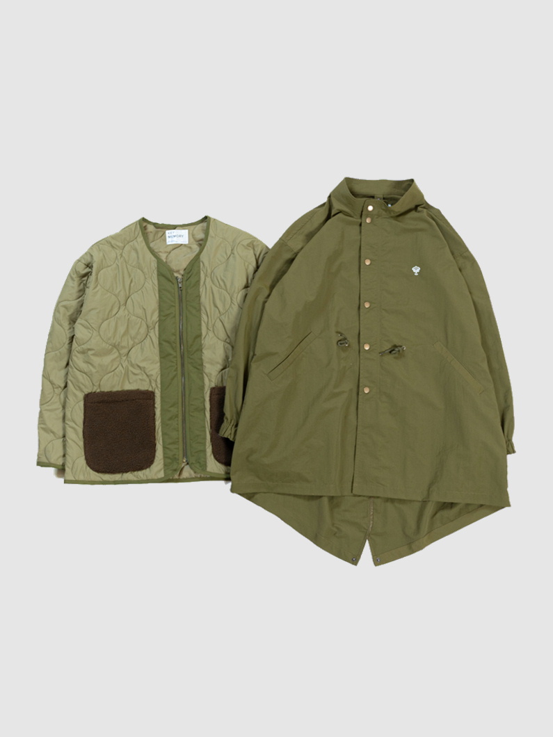 3Way キルティングモッズコート | OLIVE - KEY MEMORY 鎌倉