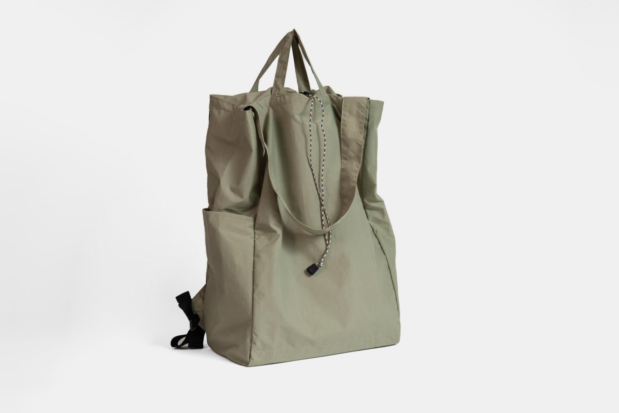 SALE/// ポケッタブル3wayリュック ライトカーキ - NIZYU KANO 公式