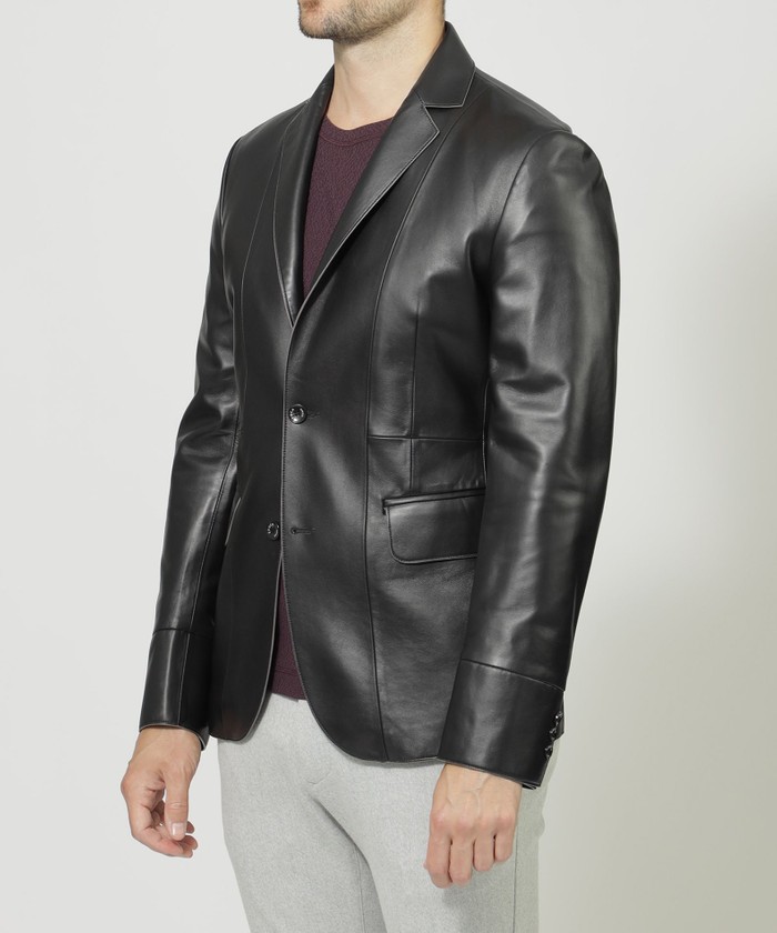 ラムレザージャケット(506568679)｜HANKYU MEN'S / 阪急メンズ