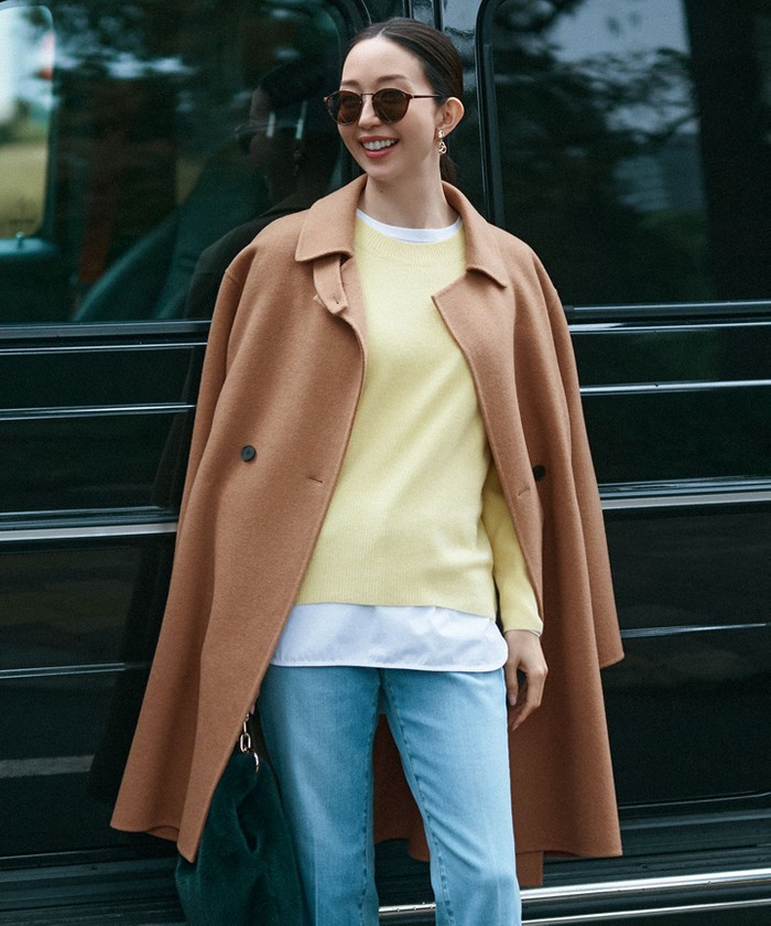 滝沢眞規子さん着用/Oggi掲載】MANTECOPure リバーコート(506837354