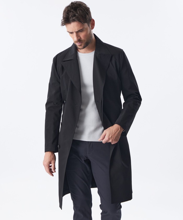 ポリエステルアシンメトリーコート(507848904)｜HANKYU MEN'S / 阪急メンズ