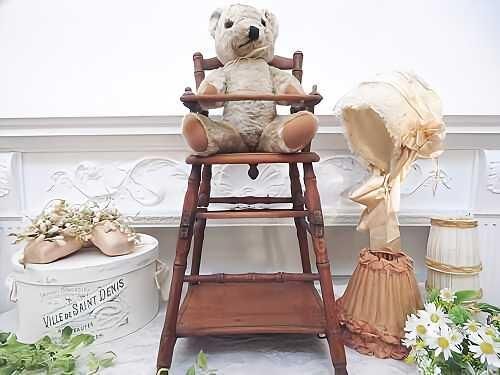 ドール用 木製フォールディングチェア - 薔薇と天使のアンティーク