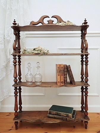 フランス ナポレオンシェルフ - 薔薇と天使のアンティーク