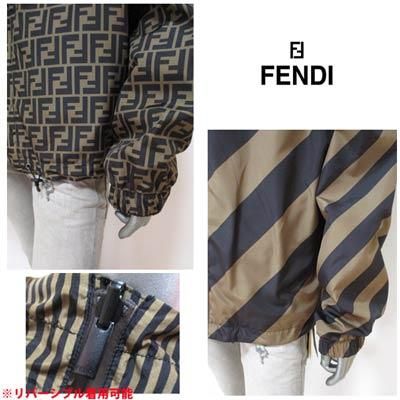 フェンディ FENDI メンズ アウター ジャケット ロゴ リバーシブル可