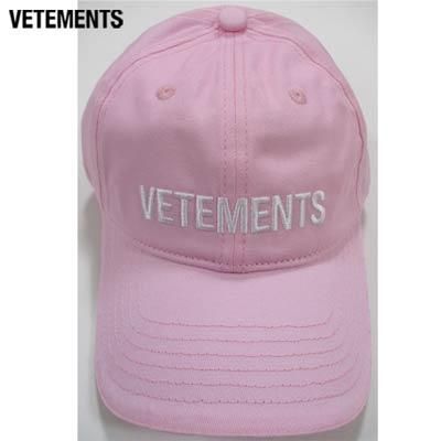 ヴェトモン VETEMENTS メンズ 帽子 キャップ ロゴ ユニセックス可 ※同