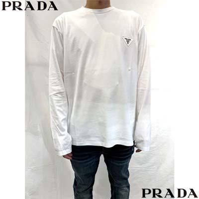 プラダ PRADA メンズ トップス ロンT Tシャツ 長袖 ロングTシャツ 2色