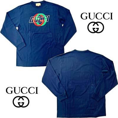 グッチ GUCCI ロンT ロングTシャツ メンズ 長袖 トップス ロゴT