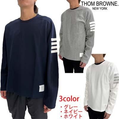 トムブラウン THOM BROWNE ロンT メンズ ロングTシャツ 長袖 裾