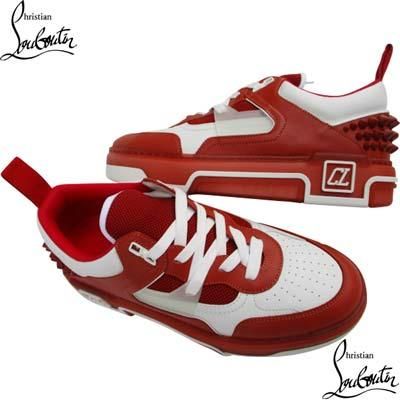 Christian Louboutin クリスチャンルブタン スニーカー メンズ 赤 白