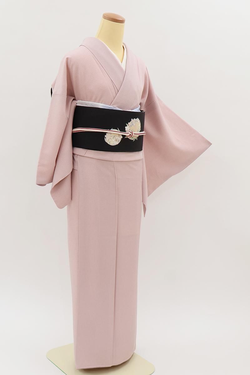 銀座【C-3384】善之助 江戸小紋 聴色 角通し（落款入・反端付） :身丈