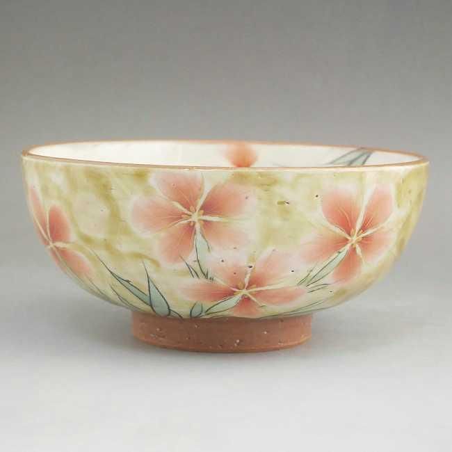 撫子ご飯茶碗 陶あん - 京焼清水焼 松韻堂