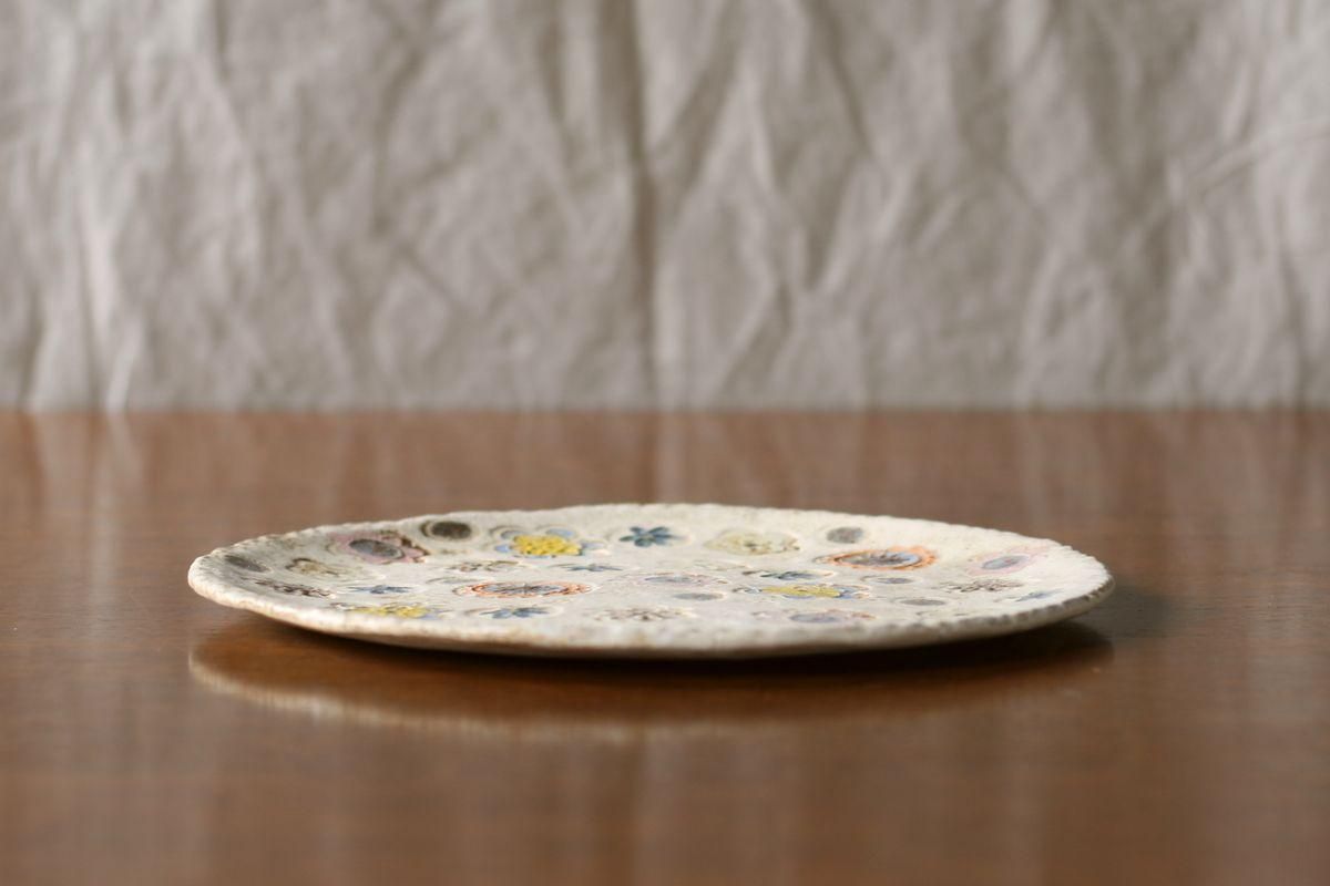 本田あつみ 和食器通販｜さわらぎ Wild flowerプレート大