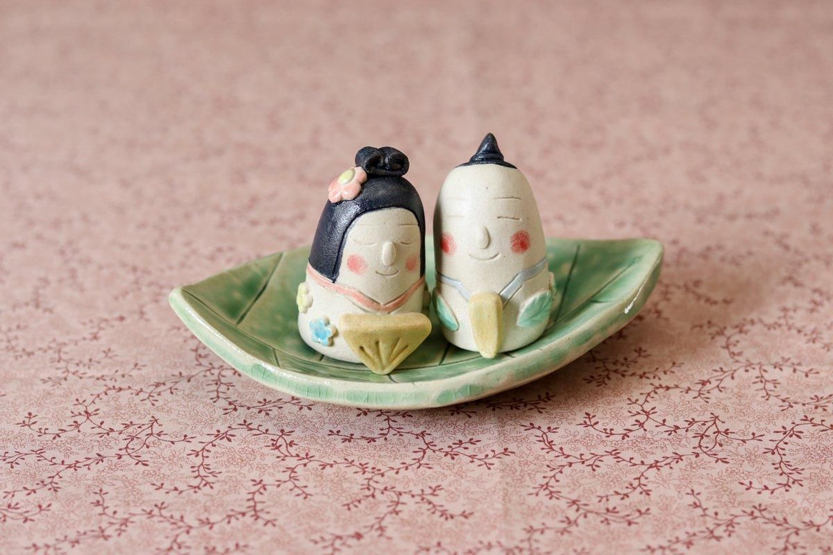 岡崎順子 おひなさま一覧 作家の器｜さわらぎ