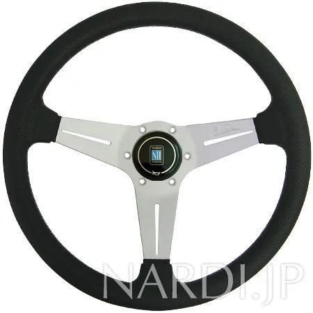 SPORTS タイプラリー ブラックパンチングレザー/シルバースポーク（35φ