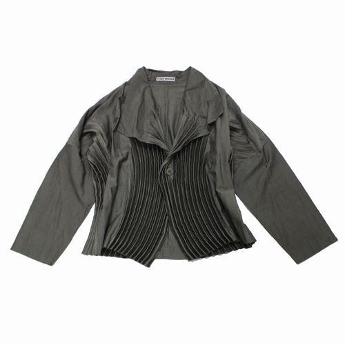 ISSEY MIYAKE イッセイミヤケ 21AW プリーツ ジャケット 2 グレー