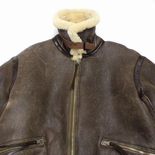 AVIREX 7522 アヴィレックス 7522 B-6 ムートン ジャケット L ブラウン