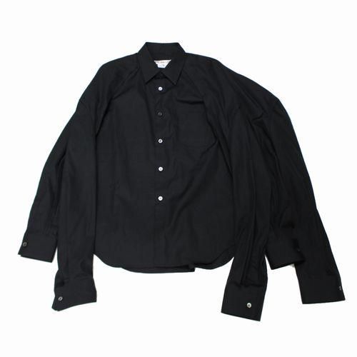 COMME des GARCONS コムデギャルソン 25SS 多重袖ブラウス S ブラック