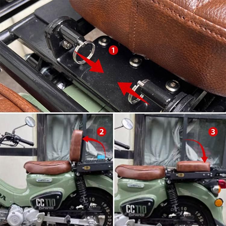 ピリオンシート/スライドキャリアセット クロスカブ50/110 スーパー