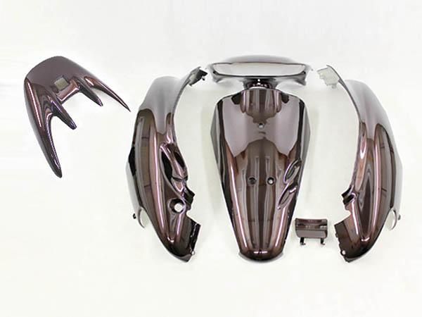 ホンダ DIO ライブディオ/ZX(AF35-1型) 外装カウル 6点セット 茶色