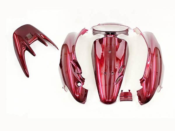 ホンダ DIO ライブディオ/ZX(AF35-1型) 外装カウル 6点セット ワイン