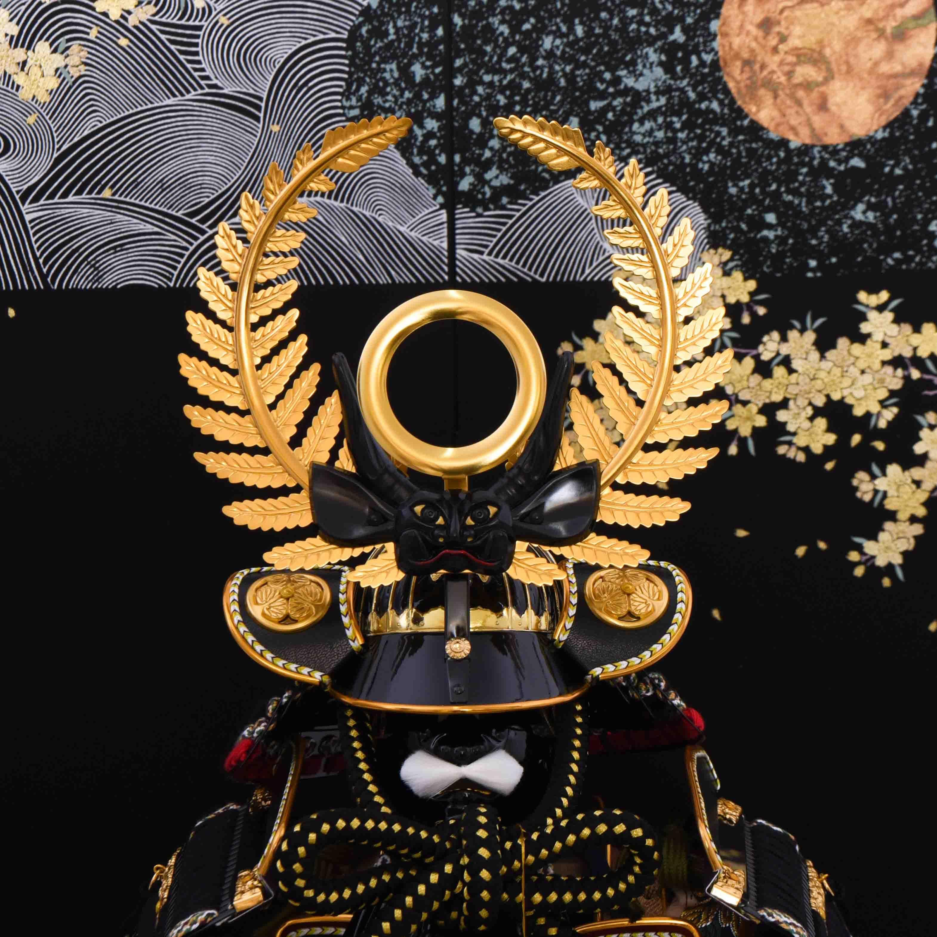 お節句鎧 12号 徳川家康公鎧飾 飛鶴 平安翠鳳作