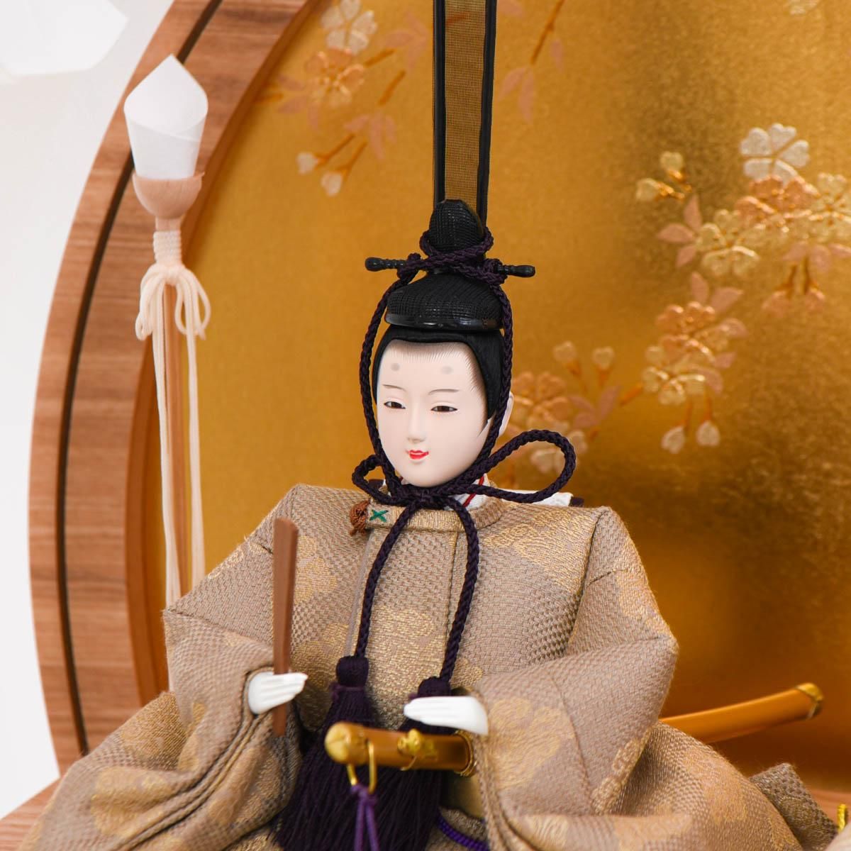 ひな人形 芥子(京十二番) タモ丸ケース 清水久遊 - 雛人形・五月人形